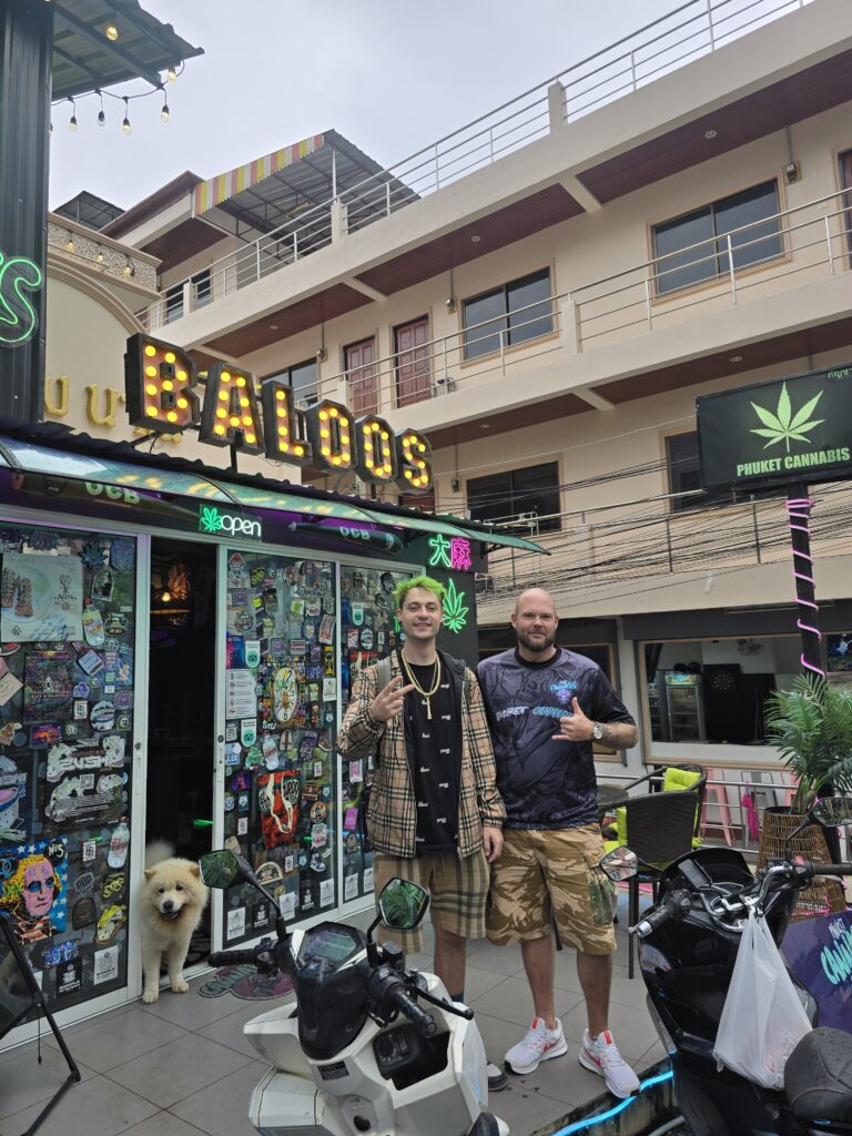 drewissharing pillows phuket cannabis shop